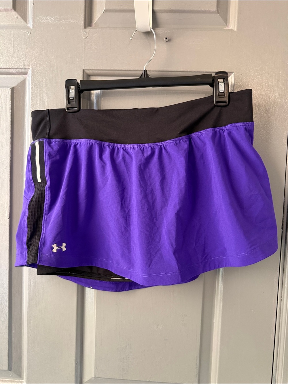 Under Armour Purple Athletic Skort with Black Waistband